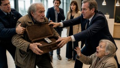 Personne ne croyait plus au vieil ouvrier humilié à la banque, jusqu’à ce que sa vieille valise révèle un enregistrement bouleversant