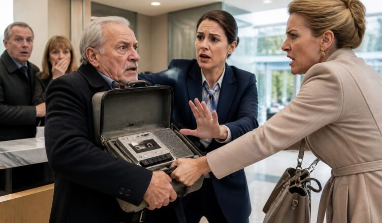 La cassette oubliée : Ce qu’a révélé la valise du vieil homme devant la banque