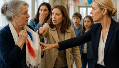 Le foulard taché : accusation publique et vérité cachée à la fête de l’école