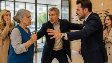 Accusée devant tous : la concierge humiliée et la révélation qui fait trembler l’immeuble