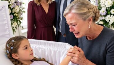 Lors des funérailles de sa petite-fille de six ans, Eleanor se pencha sur le petit cercueil blanc pour lui dire un dernier adieu.