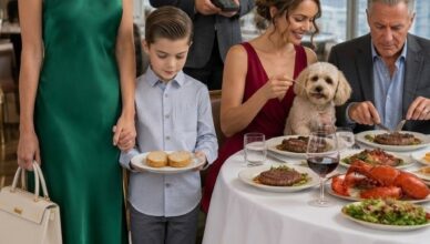 Ils ont donné du steak au chien… et du pain à mon fils