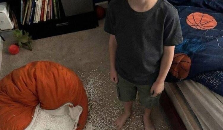 Le pouf de mon fils s’est déchiré pendant qu’il jouait. Ce qui en est sorti a détruit mon mariage