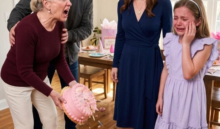 Après que ma belle-mère a giflé ma fille et jeté son gâteau d’anniversaire par terre, elle a déclaré