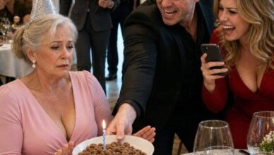 À mon propre dîner d’anniversaire pour mes 70 ans