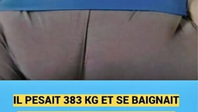 IL PESAIT 383 KG ET SE BAIGNAIT DANS UNE AUGE. VOUS N’ALLEZ PAS CROIRE À QUOI IL RESSEMBLE MAINTENANT.