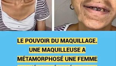 LE POUVOIR DU MAQUILLAGE. UNE MAQUILLEUSE A MÉTAMORPHOSÉ UNE FEMME QUI S’ÉTAIT NÉGLIGÉE DEPUIS LONGTEMPS.