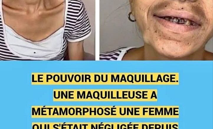 LE POUVOIR DU MAQUILLAGE. UNE MAQUILLEUSE A MÉTAMORPHOSÉ UNE FEMME QUI S’ÉTAIT NÉGLIGÉE DEPUIS LONGTEMPS.