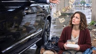 J’ai jeté 50 dollars à mon ex-femme qui fouillait les poubelles… quelques heures plus tard, j’ai découvert qu’elle avait sauvé mon père pendant que ma propre sœur le détruisait