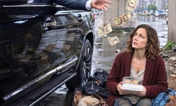 J’ai jeté 50 dollars à mon ex-femme qui fouillait les poubelles… quelques heures plus tard, j’ai découvert qu’elle avait sauvé mon père pendant que ma propre sœur le détruisait