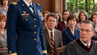 Je suis entrée au tribunal de Virginie dans mon vieil uniforme de Navy SEAL, réduisant tout le monde au silence. Papa a ricané, maman avait l’air gênée… mais le juge Simmons s’est figé, la main tremblante. Je suis entrée au tribunal de Virginie dans mon vieil uniforme de Navy SEAL, réduisant tout le monde au silence. Papa a ricané, maman avait l’air gênée… mais le juge Simmons s’est figé, la main tremblante.