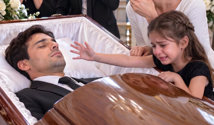 Pendant près de sept heures, ma fille de huit ans a refusé de quitter le cercueil de son père.